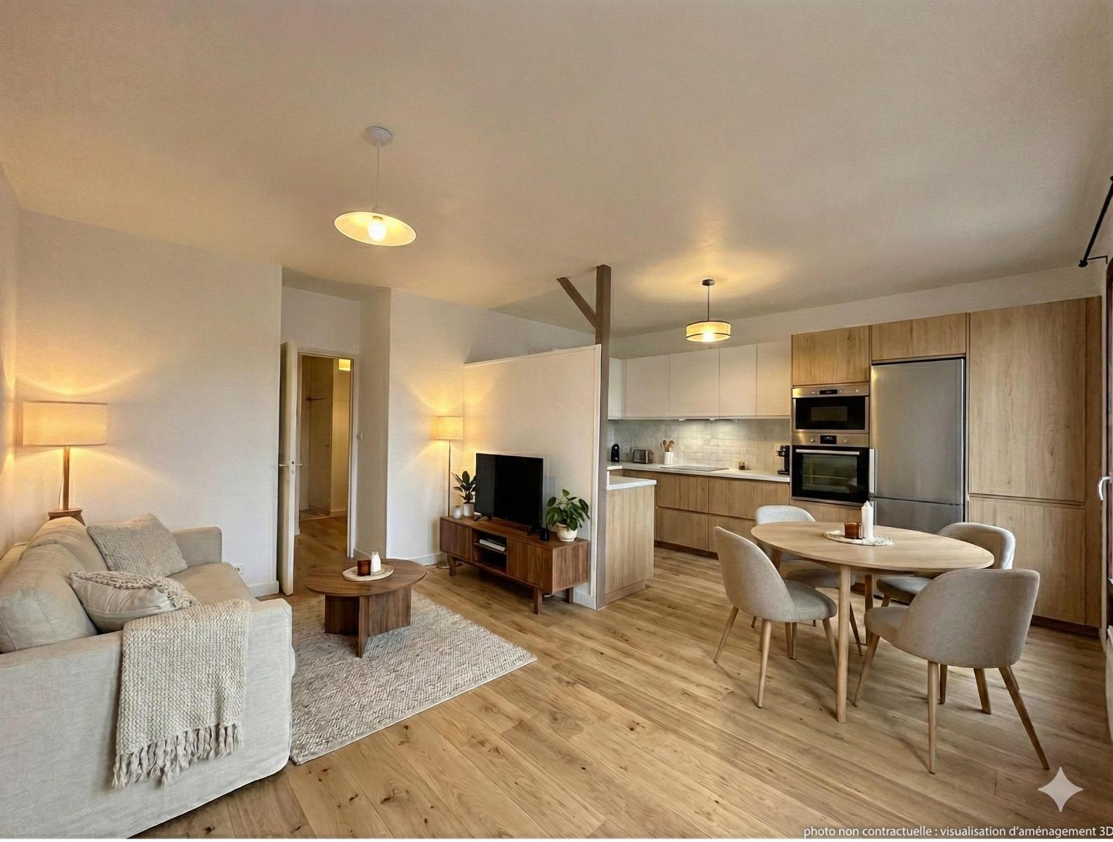 Appartement / 2 pièces 47m2